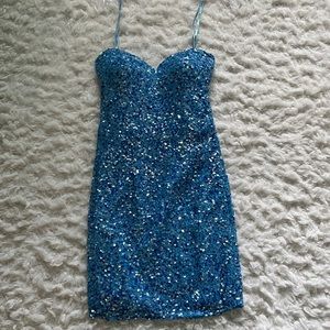 Sequin Scala Dress